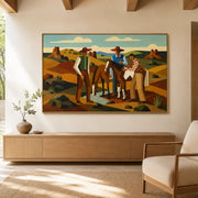 Vintage Americana Art | Desert Creek Cowboy Gathering