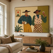 Vintage Americana Art | Where Morning Meets the Last Glass