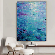 Impressionist Art | Turquoise Ripple Dance