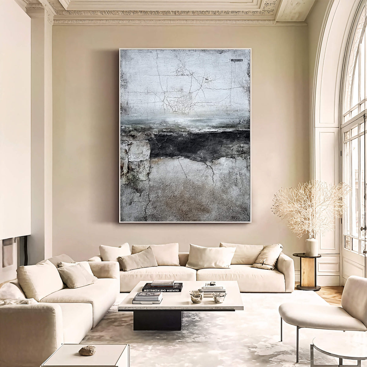 Wabi-Sabi Art | Cracked Ash Divide