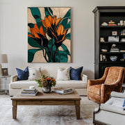 Abstract Art | Bold Botanical Print