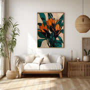 Abstract Art | Bold Botanical Print