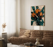 Abstract Art | Bold Botanical Print