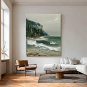 Impressionist Art | Coastal Cliff Breakers