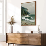 Impressionist Art | Coastal Cliff Breakers