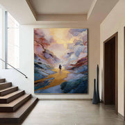 Surreal Art | Golden Path Wanderer