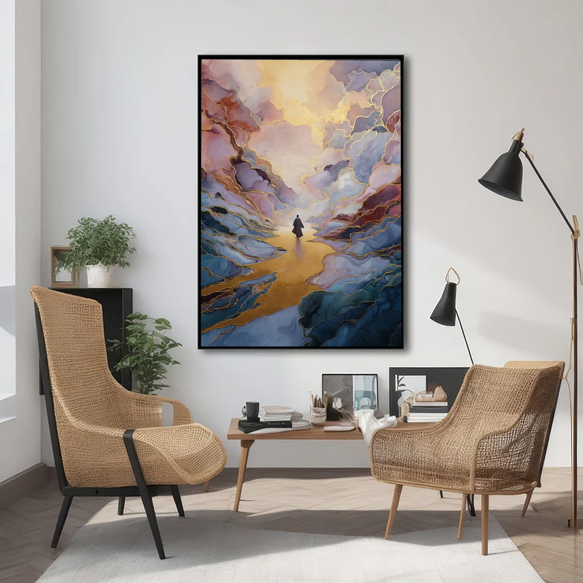 Surreal Art | Golden Path Wanderer