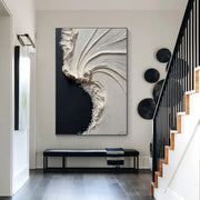 3D-Textured Art | Cream Wave Surge