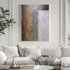 Wabi-Sabi Art | Textured Earth Divide