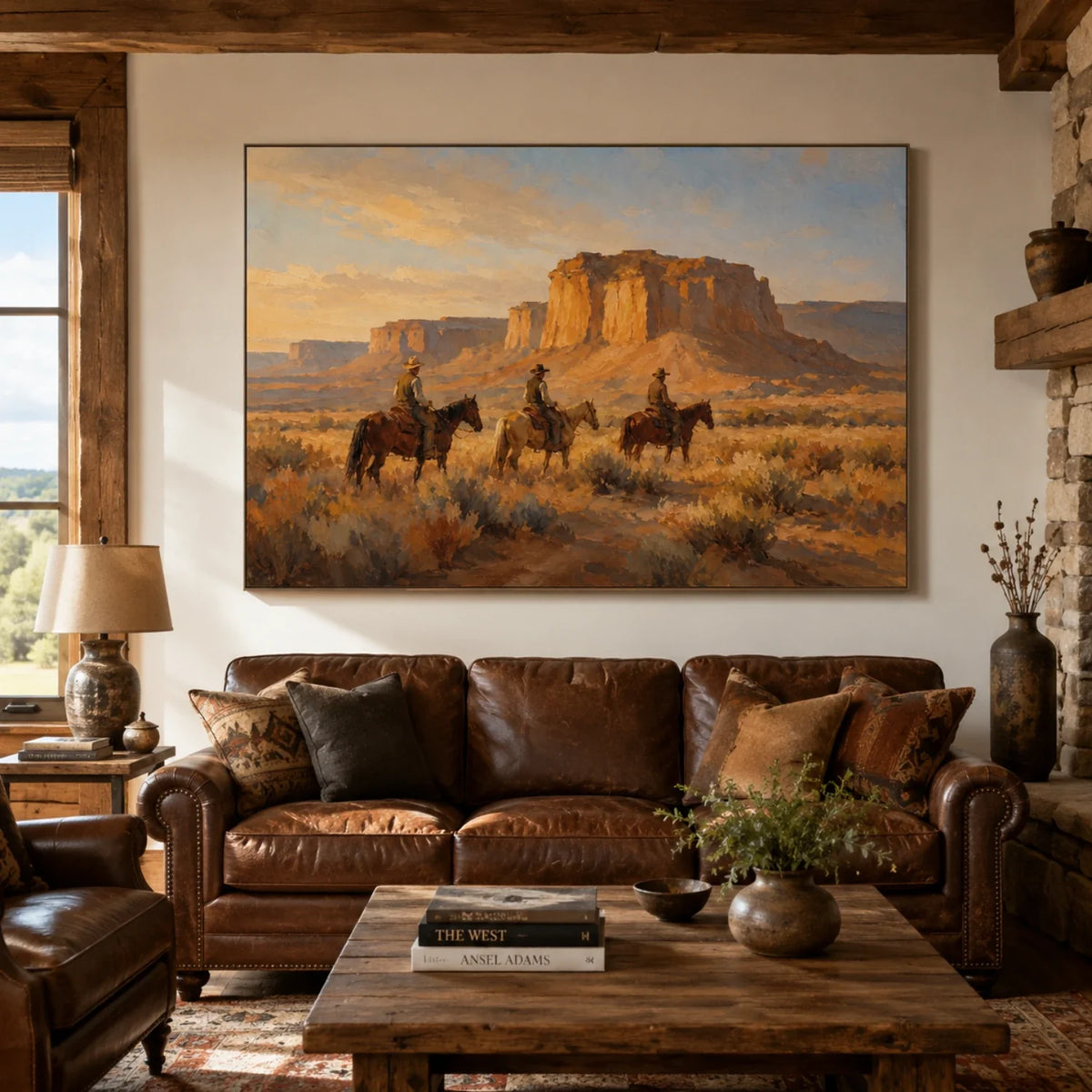 Vintage Americana Art | Where the Stone Keeps Time