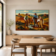 Vintage Americana Art | Desert Creek Cowboy Gathering