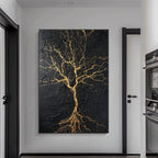 Contemporary Luxe Art | Kintsugi Tree of Light