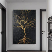 Contemporary Luxe Art | Kintsugi Tree of Light