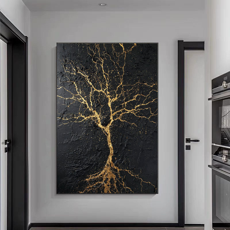 Contemporary Luxe Art | Kintsugi Tree of Light