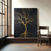 Contemporary Luxe Art | Kintsugi Tree of Light