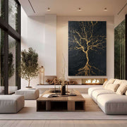 Contemporary Luxe Art | Kintsugi Tree of Light
