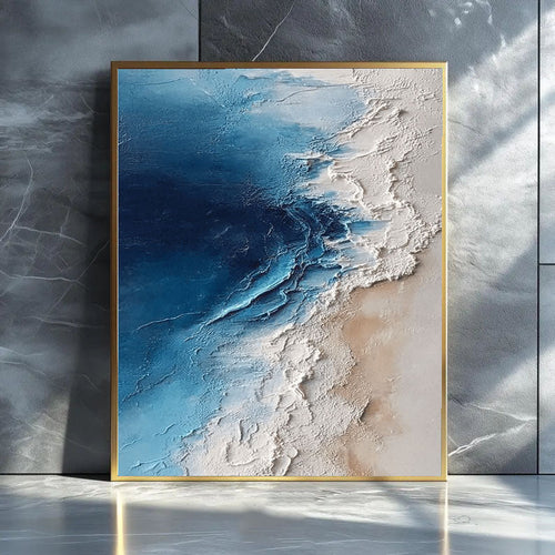 3D-Textured Art | Coastal Tide Relief