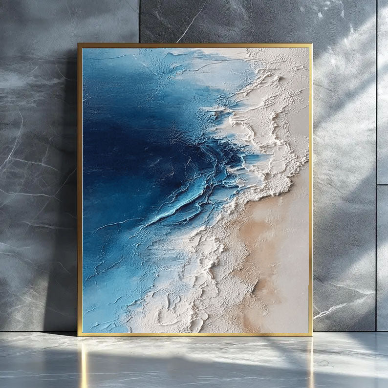 3D-Textured Art | Coastal Tide Relief