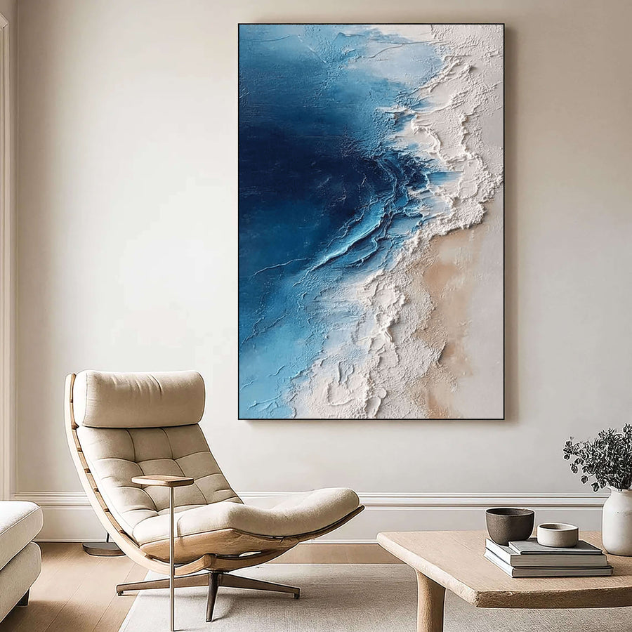 3D-Textured Art | Coastal Tide Relief