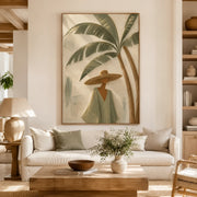 Vintage Americana Art | Sage Tropical Quietude