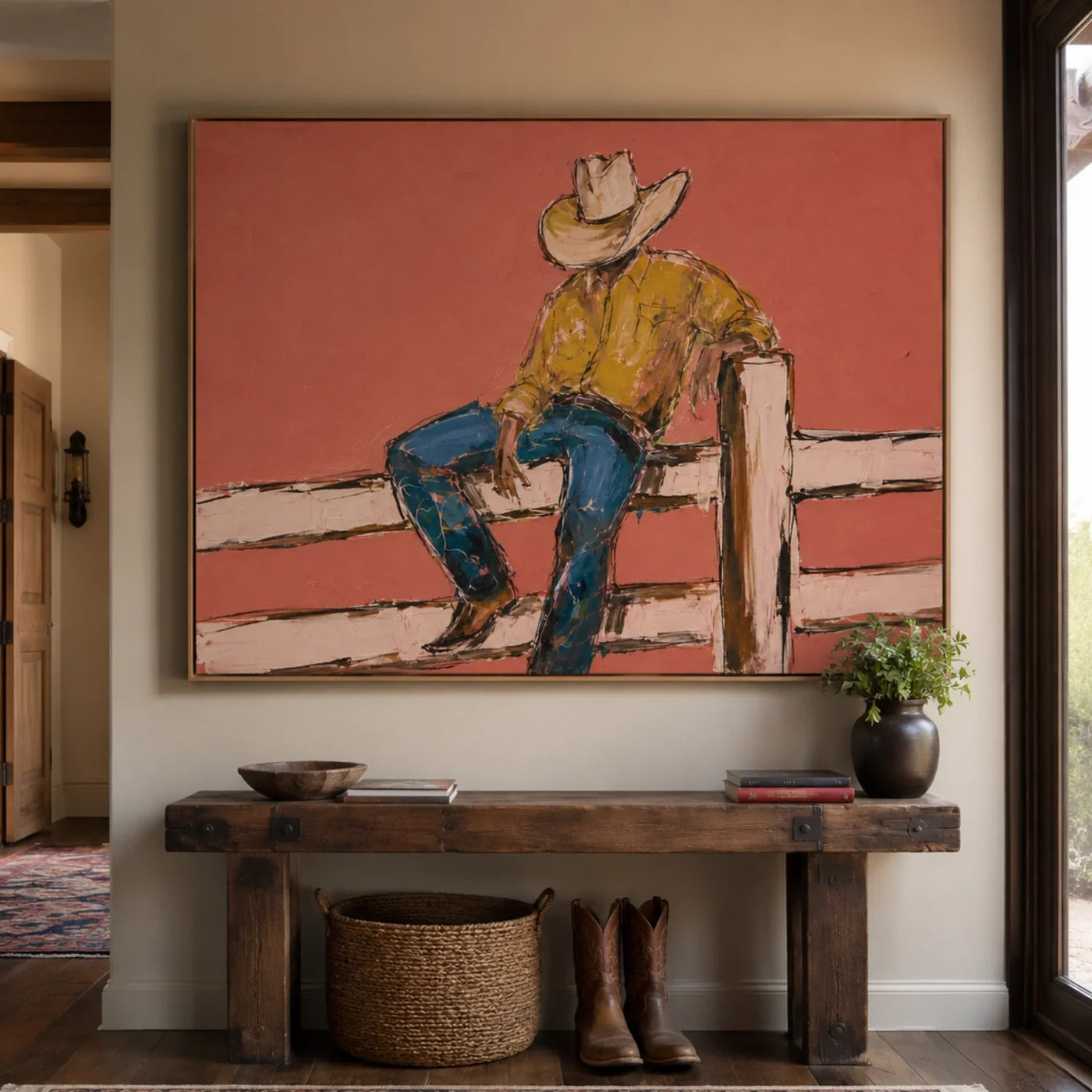 POP Art | Coral Fence Cowboy Lull