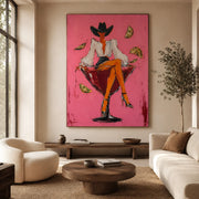 POP Art | Hot Pink Margarita Cowgirl