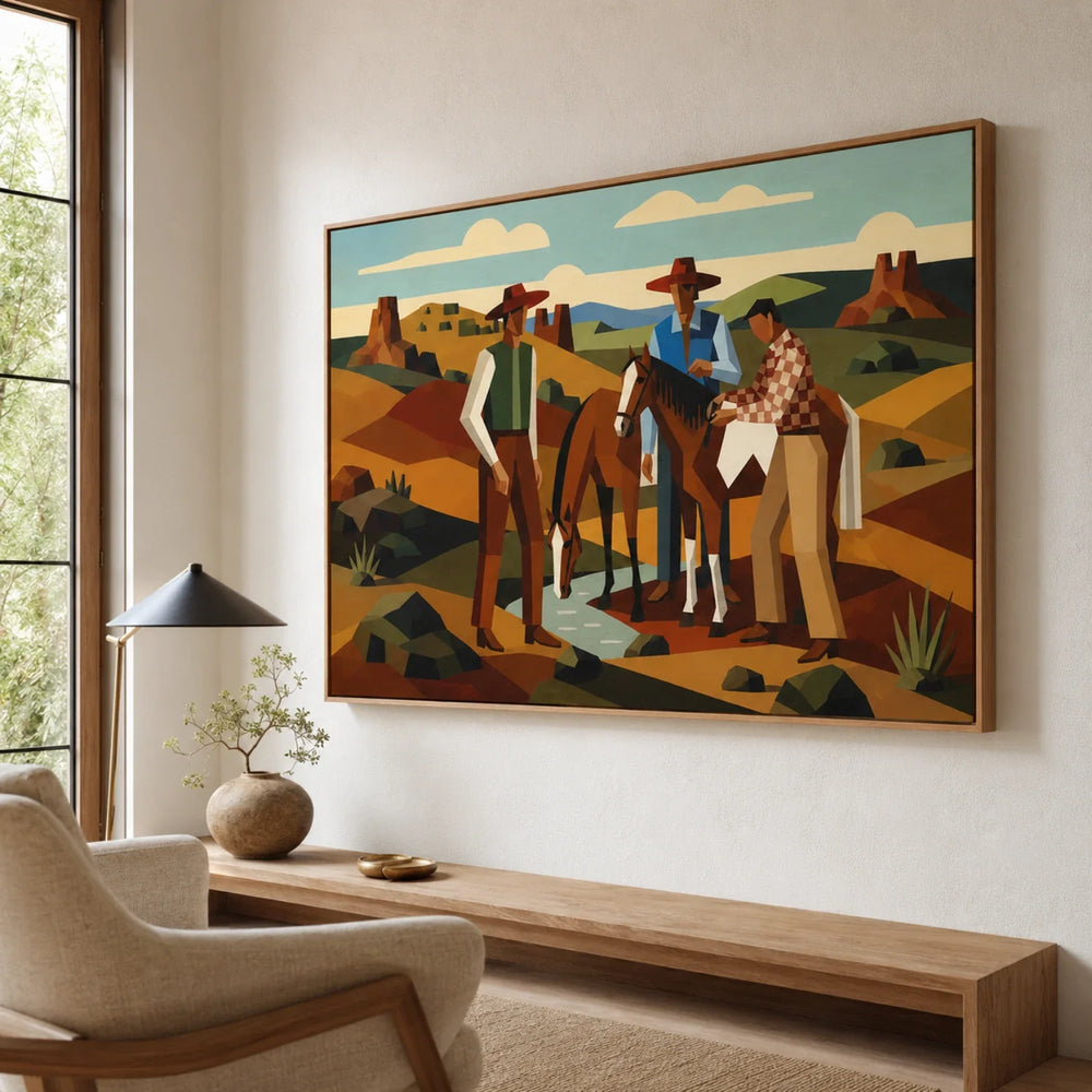 Vintage Americana Art | Desert Creek Cowboy Gathering