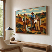 Vintage Americana Art | Desert Creek Cowboy Gathering