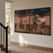 Vintage Americana Art | When the Night Learned Our Names