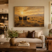 Vintage Americana Art | Golden Silence of the Open Prairie