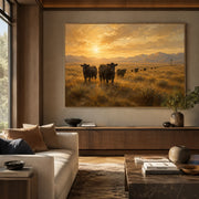 Vintage Americana Art | Golden Silence of the Open Prairie
