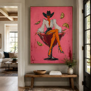 POP Art | Hot Pink Margarita Cowgirl