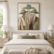 Vintage Americana Art | Three Companions