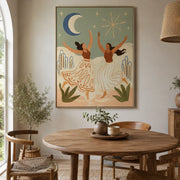Vintage Americana Art | Moonlight Dance
