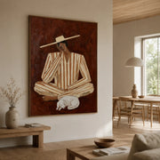Vintage Americana Art | Stillness With Hound