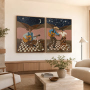 Vintage Americana Art | When the Night Learned Our Names