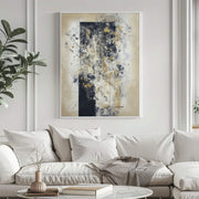 Contemporary Luxe Art | Gilded Faded Strata