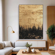 Contemporary Luxe Art | Gilded Horizon Silhouette
