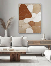3D-Textured Art | Earthen Pebble Mosaic
