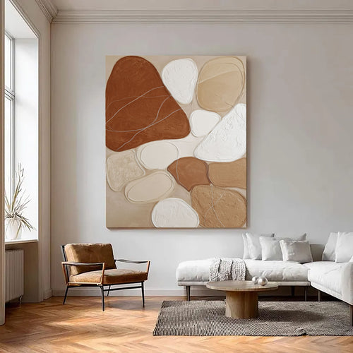 3D-Textured Art | Earthen Pebble Mosaic