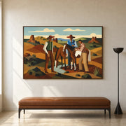 Vintage Americana Art | Desert Creek Cowboy Gathering