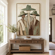 Vintage Americana Art | Three Companions