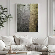 Contemporary Luxe Art | Metallic Textured Divide