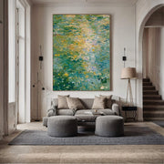 Impressionist Art | Emerald Water Glow