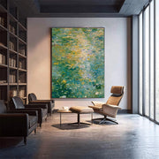 Impressionist Art | Emerald Water Glow