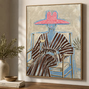 Vintage Americana Art | Pink Hat Leisure