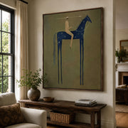 Vintage Americana Art | Emerald Stillness