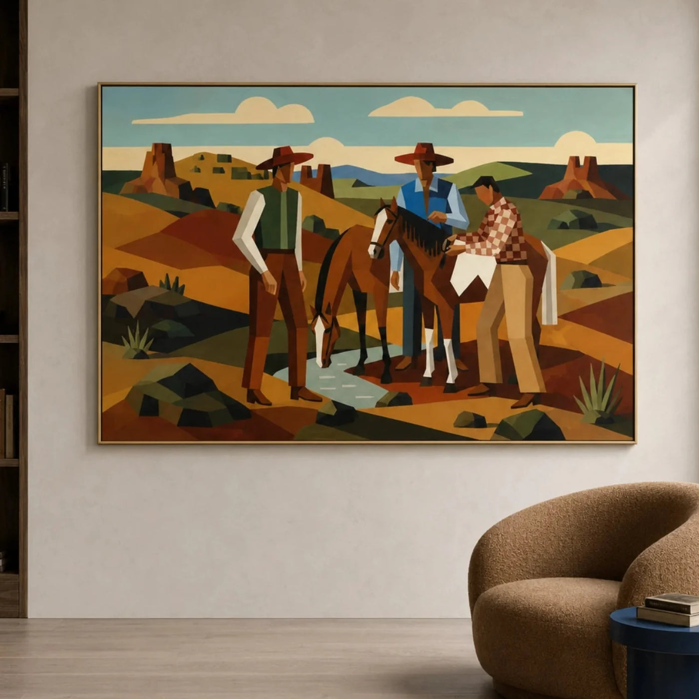 Vintage Americana Art | Desert Creek Cowboy Gathering
