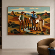 Vintage Americana Art | Desert Creek Cowboy Gathering