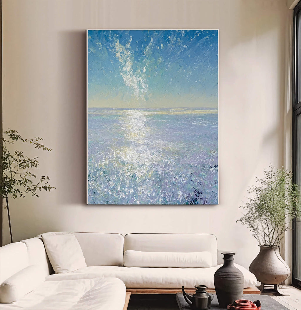 Impressionist Art | Coastal Light Path